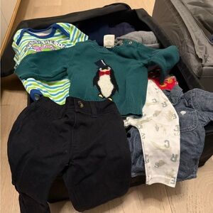 Kids Penguin Sweater - Teal